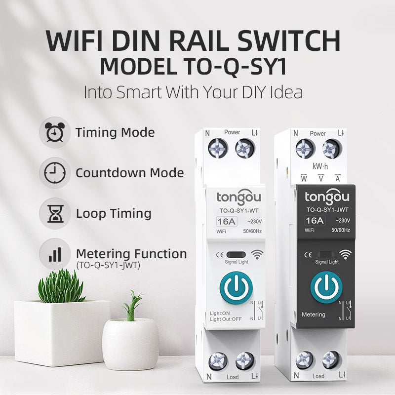 TUYA WIFI Smart Circuit Breaker Power Metering