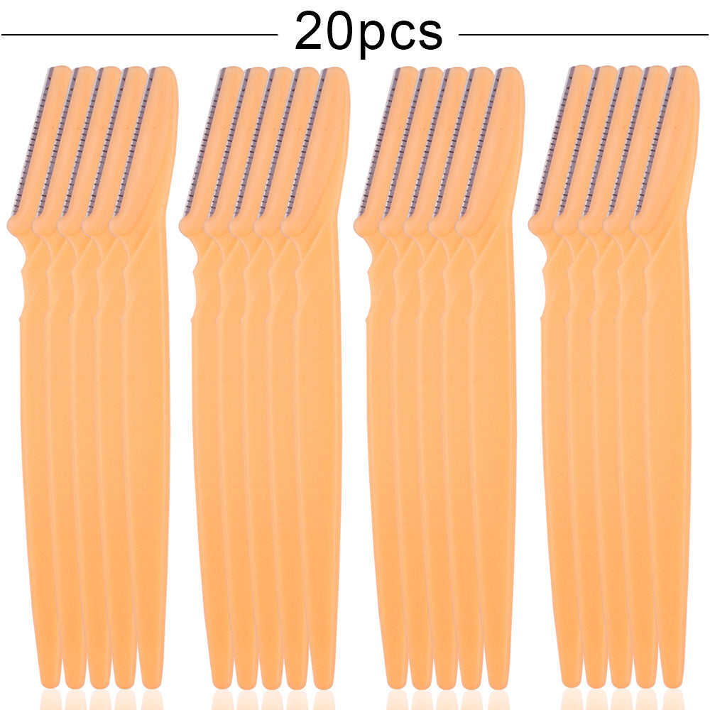 Professional Eyebrow Trimmer Set – 20/40/80pcs Facial Hair Shaper Razor for Women | Safe, Portable & Precise Grooming Tool – Flashfy exclusive