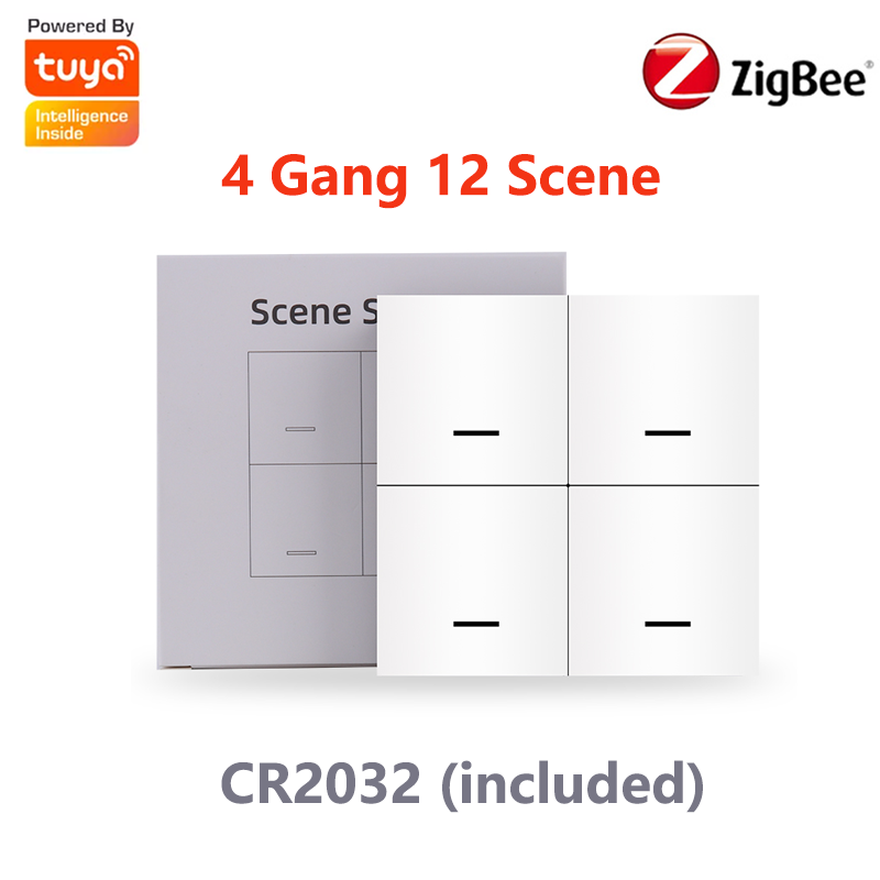 New Tuya Zigbee Smart Switch Push Button Controller