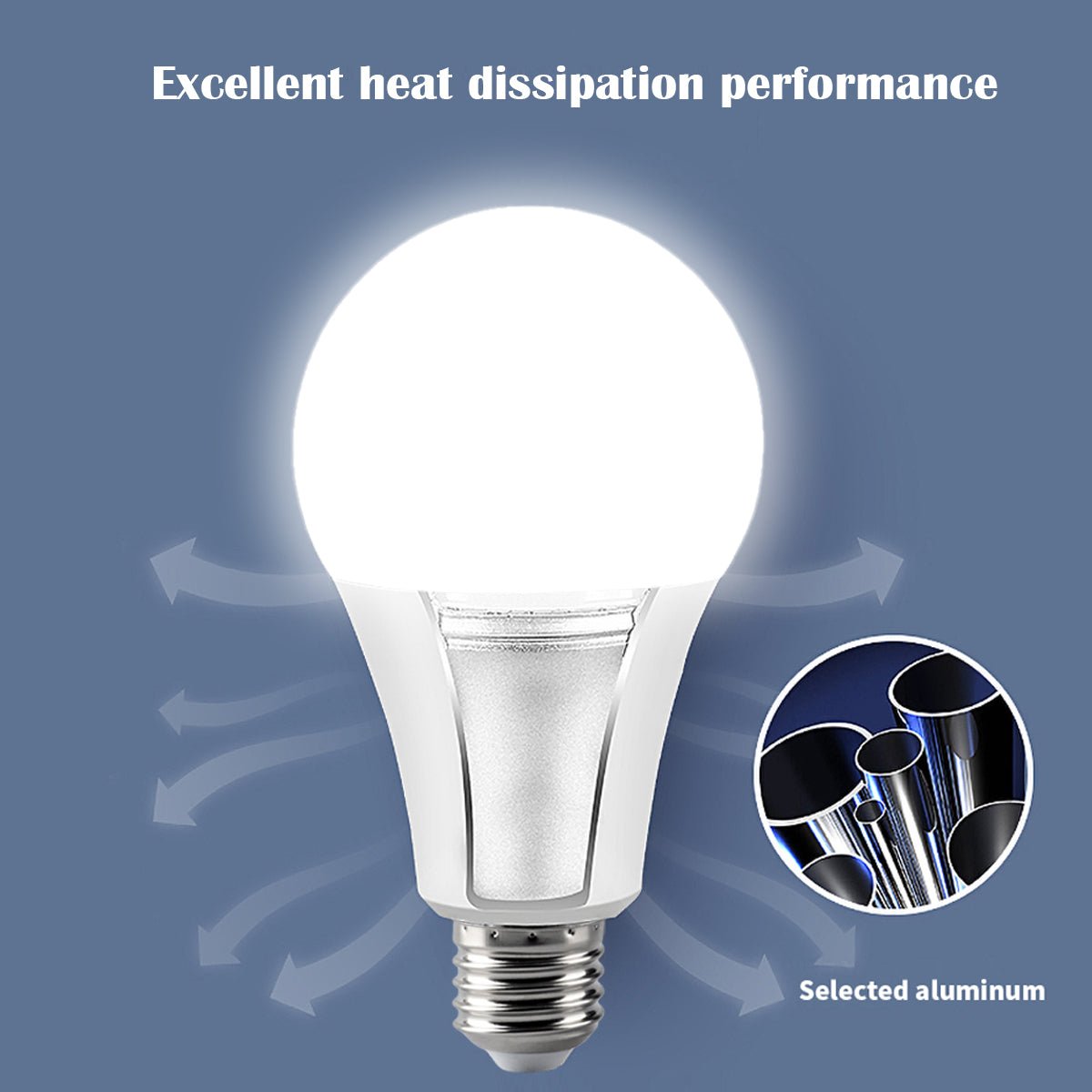 1-10PCS Led Bulb Lamps E27 B22 AC120V AC220V Light Real Power 8W 9W 10W 12W 15W 18W Warm White Cold White Lampada For Home - Flashfy