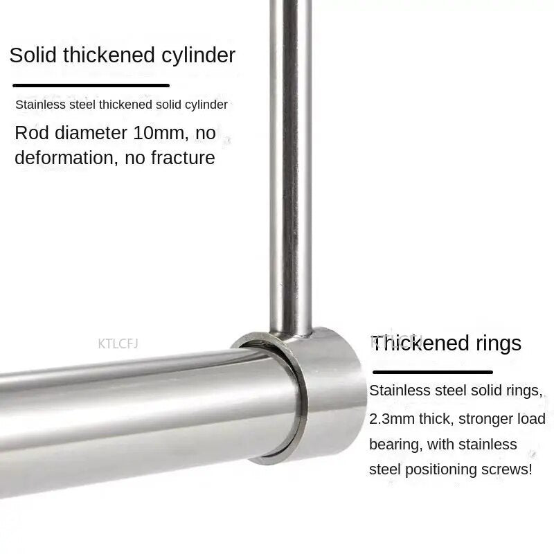 1pcs Bracket Tube Flange Bracket Wall Mount Cloth Rack Pipe Bracket Stainless Steel Flange Pipe - Flashfy