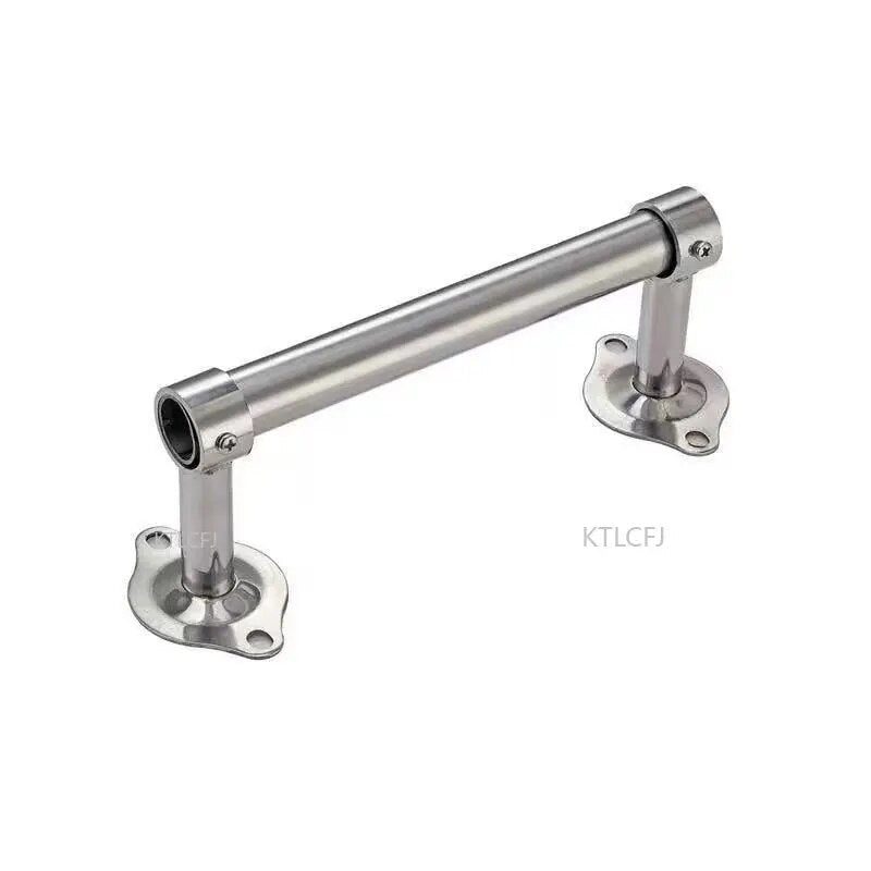 1pcs Bracket Tube Flange Bracket Wall Mount Cloth Rack Pipe Bracket Stainless Steel Flange Pipe - Flashfy