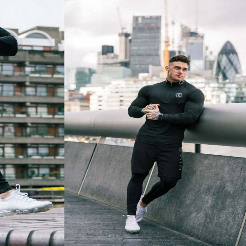 3-Piece Long-Sleeved Tight-Fitting Sportswear - Flashfy