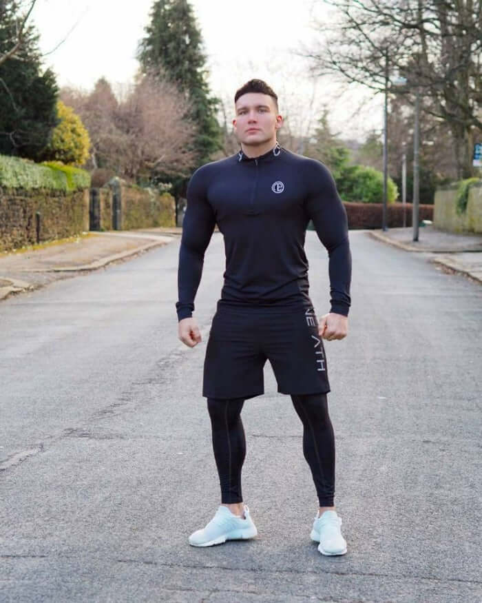 3-Piece Long-Sleeved Tight-Fitting Sportswear - Flashfy
