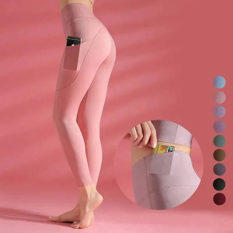 Army Green Fluid Flex Yoga Pants - Flashfy