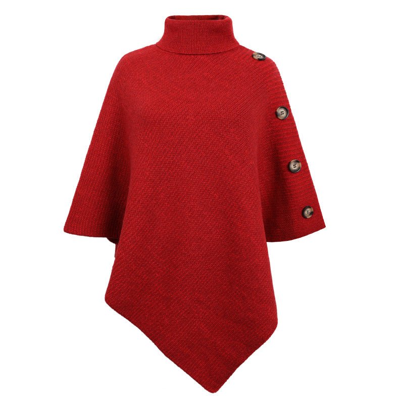 European-Style Drizzle Autumn & Winter Shawl Cloak Sweater - Flashfy