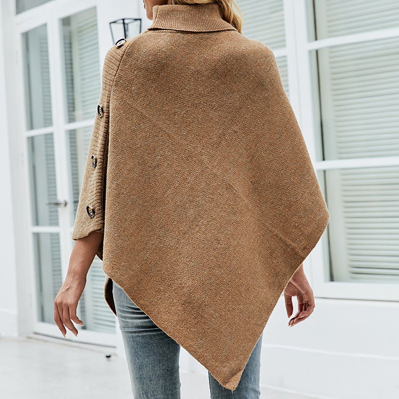 European-Style Drizzle Autumn & Winter Shawl Cloak Sweater - Flashfy