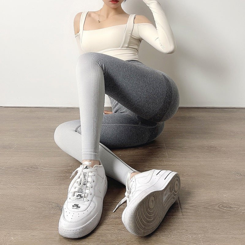 High Waist Dry Fit Yoga Pants - Flashfy
