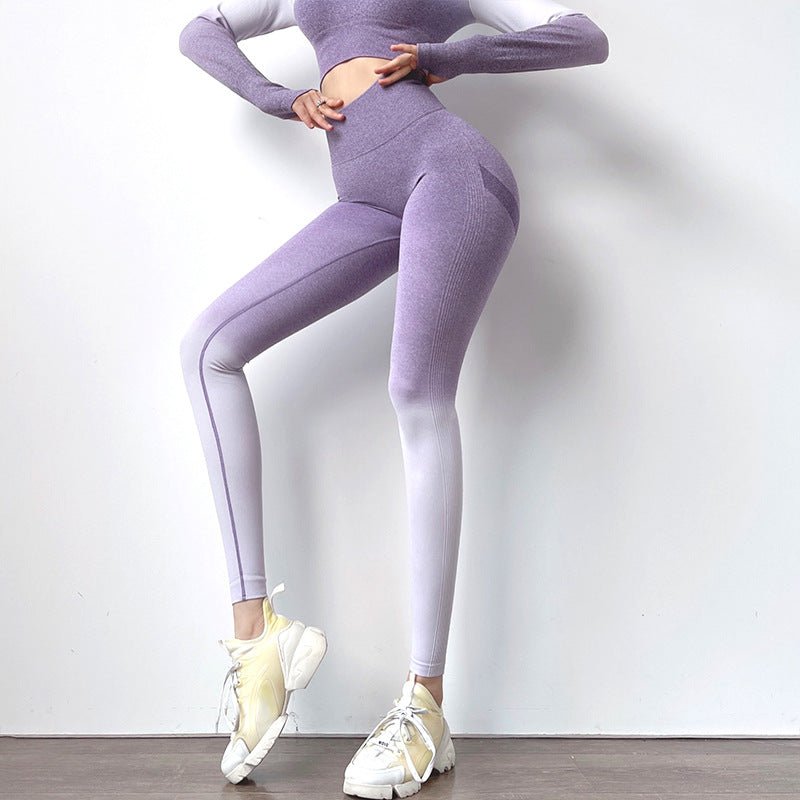 High Waist Dry Fit Yoga Pants - Flashfy