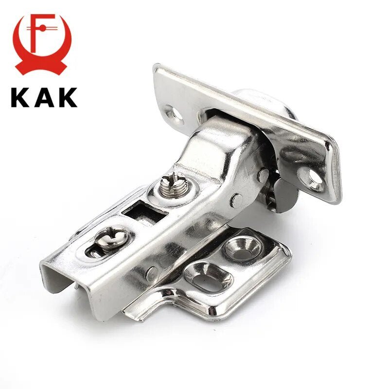 KAK C Series Hinge Stainless Steel Door Hydraulic Hinges Damper Buffer Soft Close For Cabinet Cupboard Furniture Hardware - Flashfy