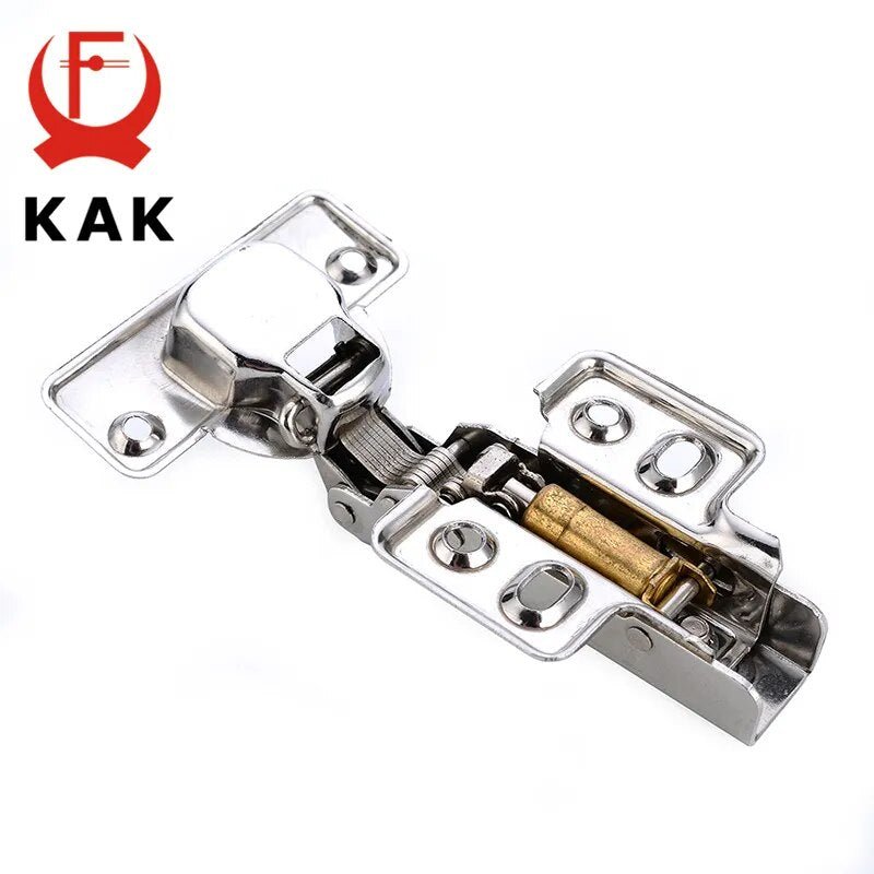 KAK C Series Hinge Stainless Steel Door Hydraulic Hinges Damper Buffer Soft Close For Cabinet Cupboard Furniture Hardware - Flashfy