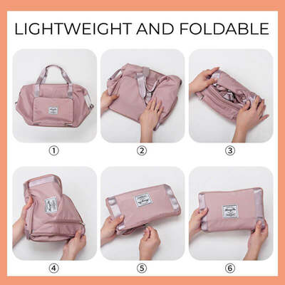 Large-Capacity Foldable Gym & Travel Bag - Flashfy