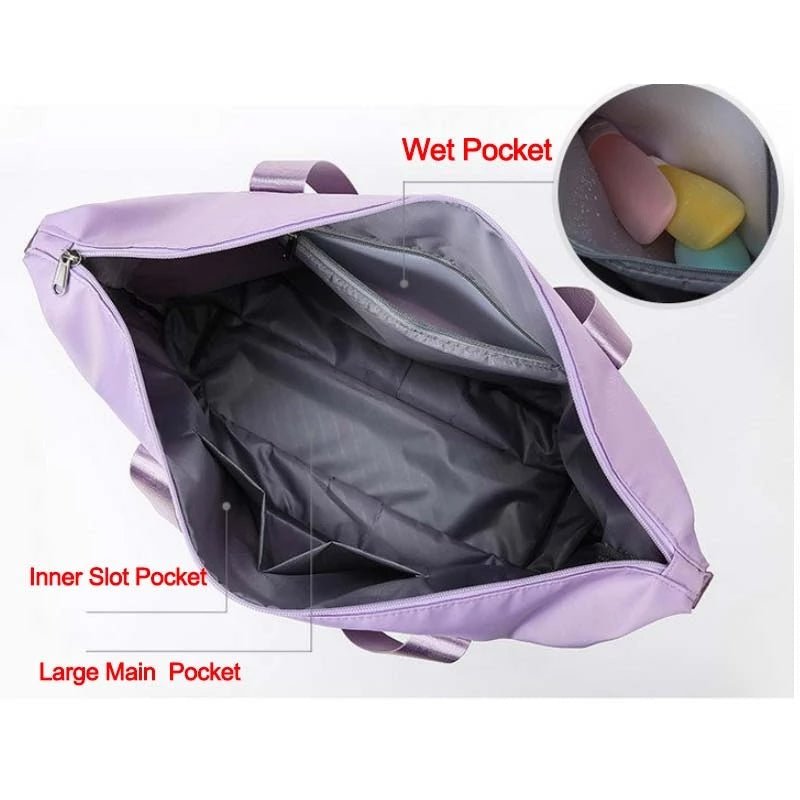 Large-Capacity Foldable Gym & Travel Bag - Flashfy