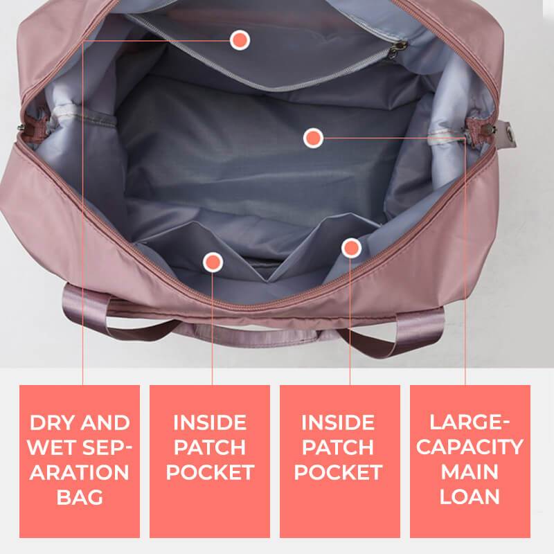Large-Capacity Foldable Gym & Travel Bag - Flashfy