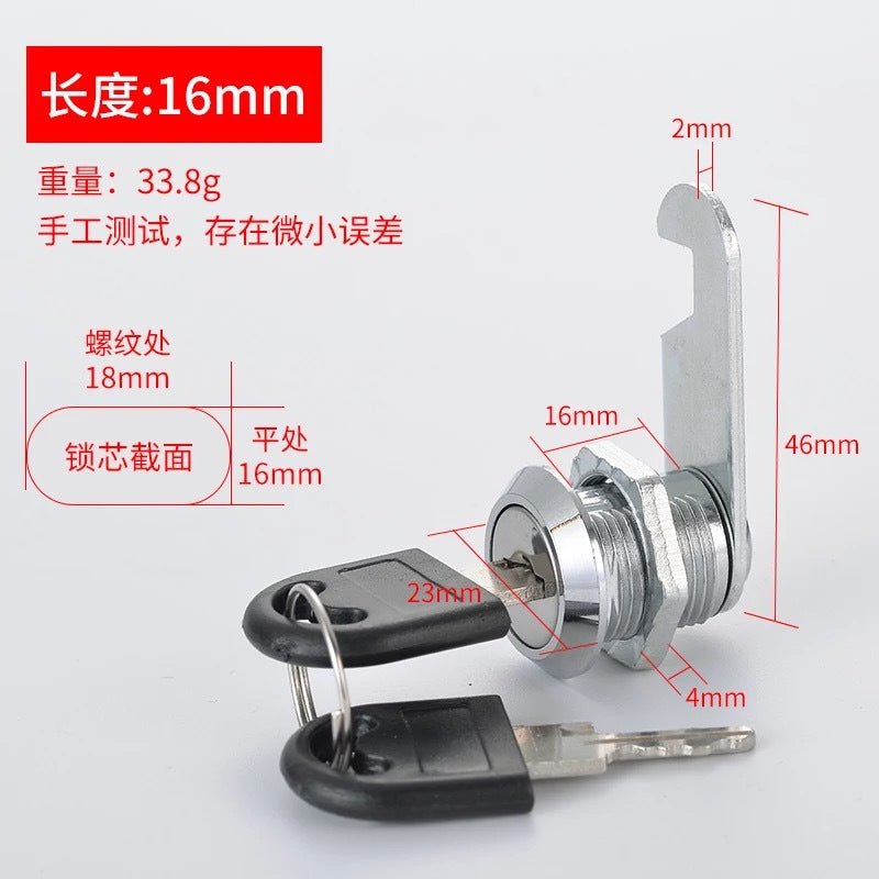 Locker/drawer/Cabinet Locks in various sizes - Flashfy