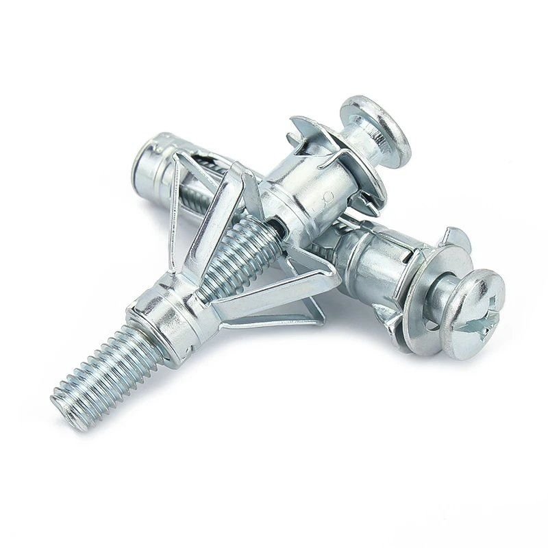 M4 M5 M6 Drywall Anchor Plasterboard Cavity Plug Dowel Hollow Wall Anchor Molly for Ceiling Expansion Screws Gypsum Board Holes - Flashfy