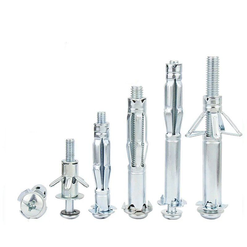 M4 M5 M6 Drywall Anchor Plasterboard Cavity Plug Dowel Hollow Wall Anchor Molly for Ceiling Expansion Screws Gypsum Board Holes - Flashfy