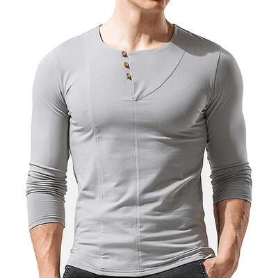 Men's Euro Layering Long-Sleeve Tee - Flashfy