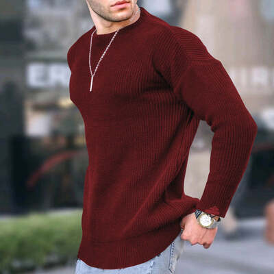 Men's Latest Euro-American Knit Shirt - Flashfy
