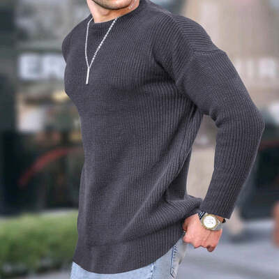 Men's Latest Euro-American Knit Shirt - Flashfy