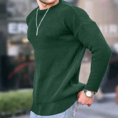 Men's Latest Euro-American Knit Shirt - Flashfy