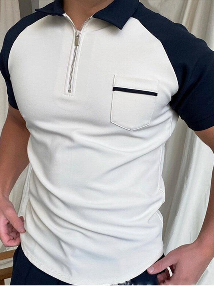 Men's Polo Shirt Men Short-Sleeved - Flashfy