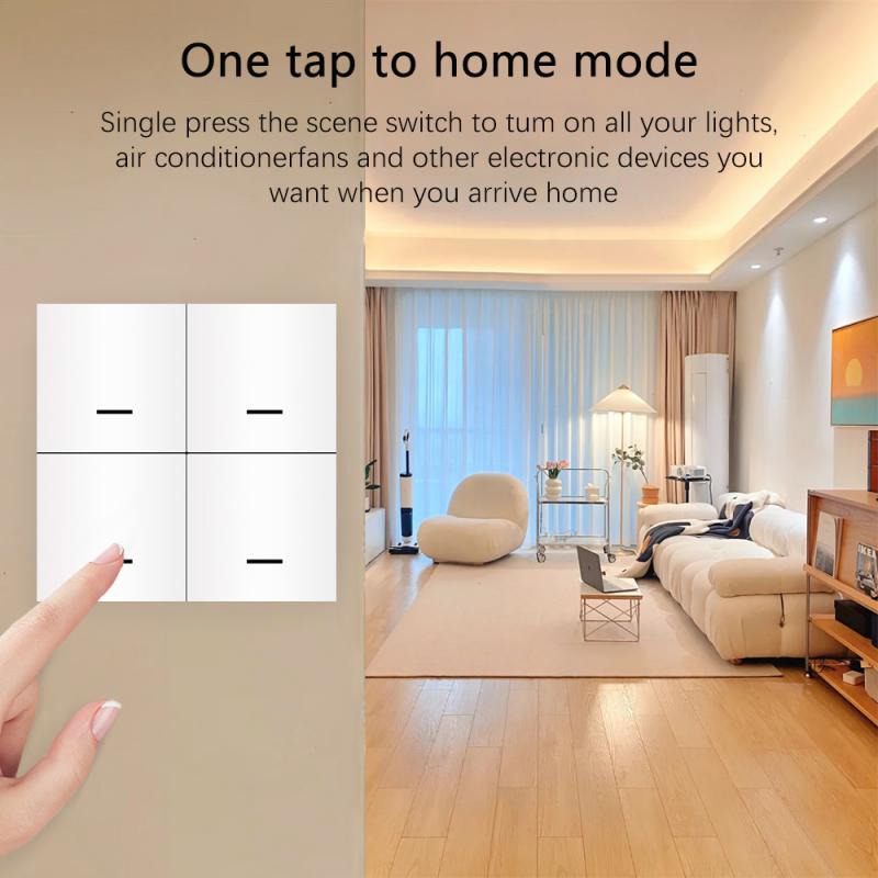 New Tuya Zigbee Smart Switch Push Button Controller - Flashfy