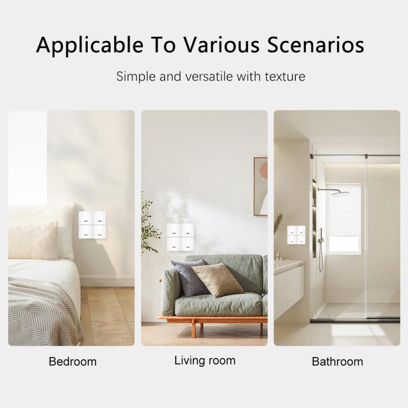 New Tuya Zigbee Smart Switch Push Button Controller - Flashfy