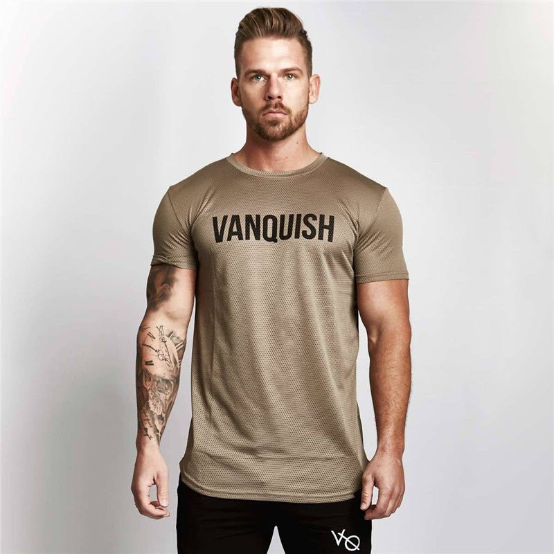 Quick-drying short-sleeved workout clothes - Flashfy