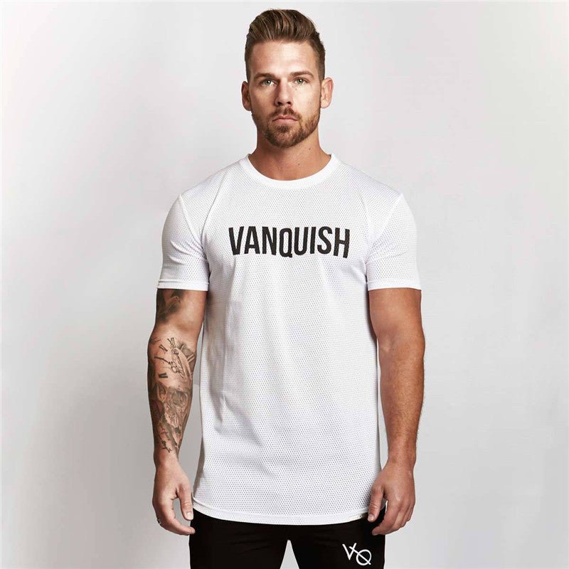 Quick-drying short-sleeved workout clothes - Flashfy