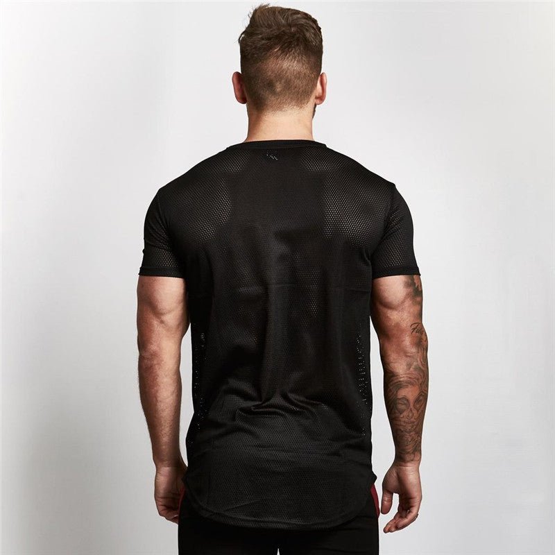 Quick-drying short-sleeved workout clothes - Flashfy