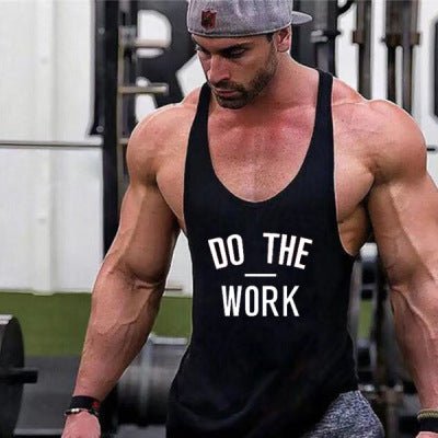 Sleeveless bodybuilding tank - Flashfy