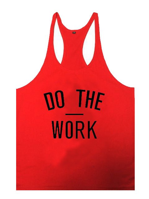 Sleeveless bodybuilding tank - Flashfy