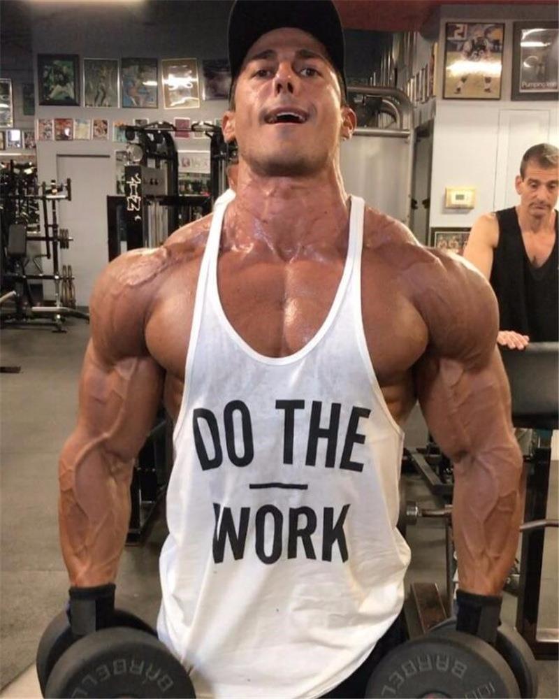 Sleeveless bodybuilding tank - Flashfy