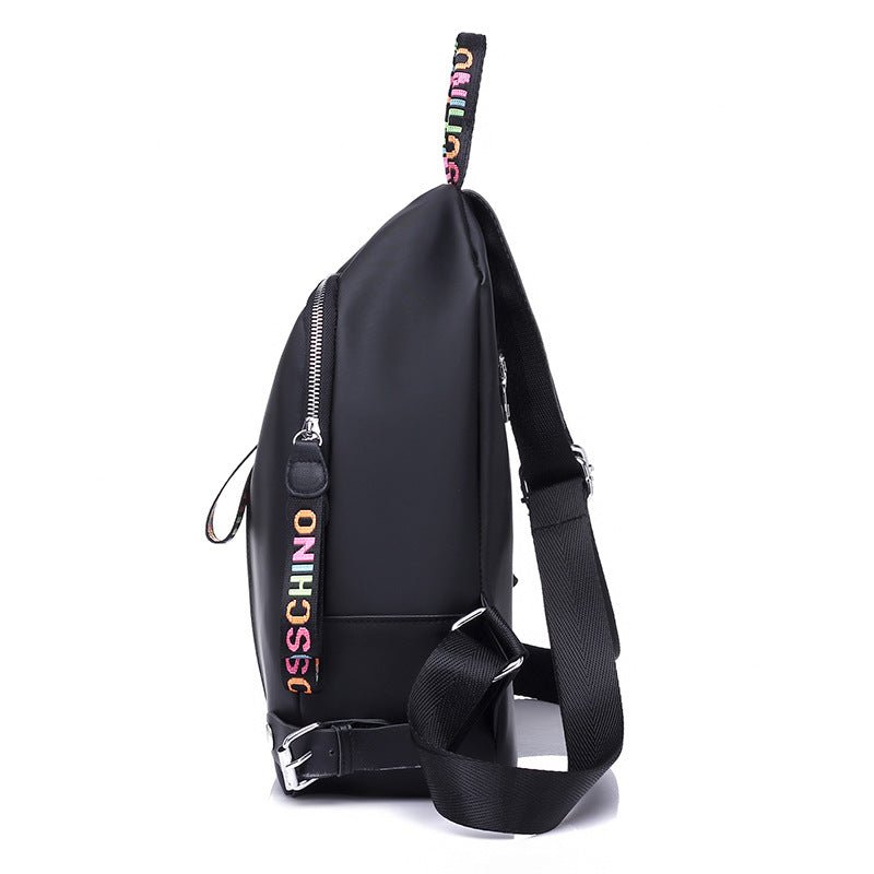 Waterproof Fashionable Stitching Backpack - Flashfy