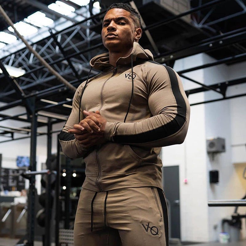 Winter Color Matching Sports Sweater Men's Jacket - Flashfy
