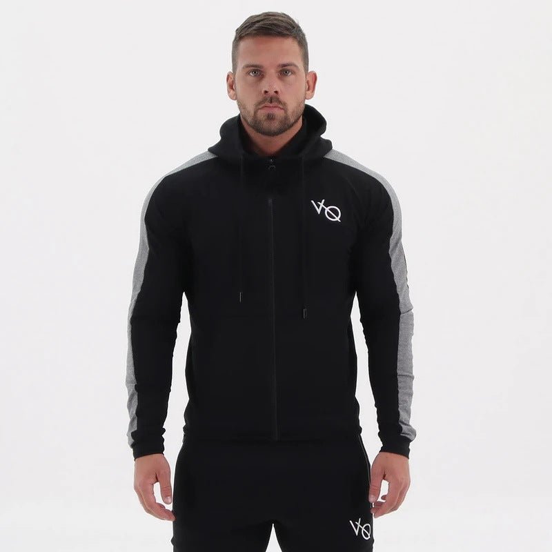 Winter Color Matching Sports Sweater Men's Jacket - Flashfy