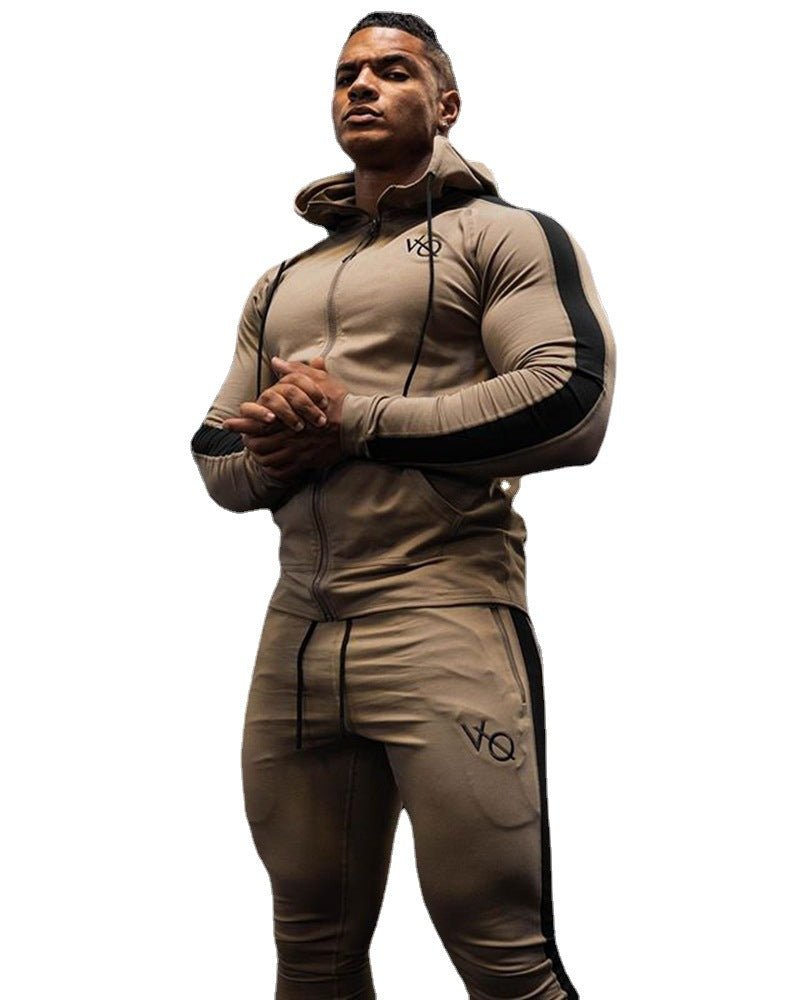 Winter Color Matching Sports Sweater Men's Jacket - Flashfy