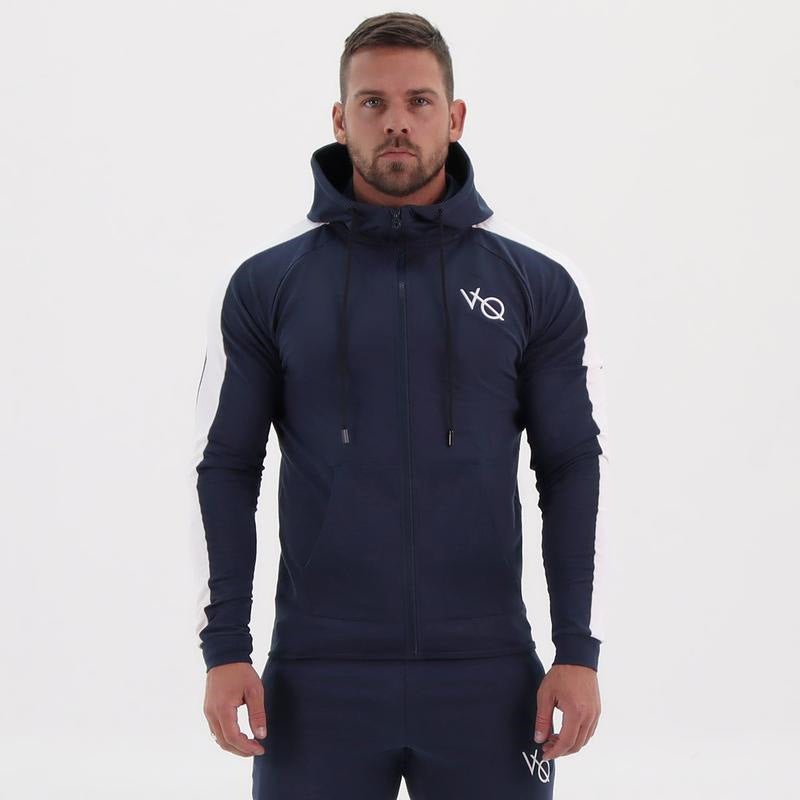 Winter Color Matching Sports Sweater Men's Jacket - Flashfy