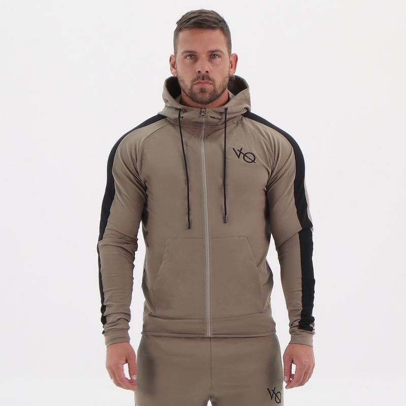 Winter Color Matching Sports Sweater Men's Jacket - Flashfy