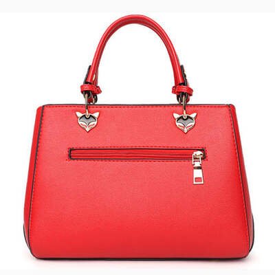 Women Hairball Ornaments Totes Patchwork Handbag - Flashfy