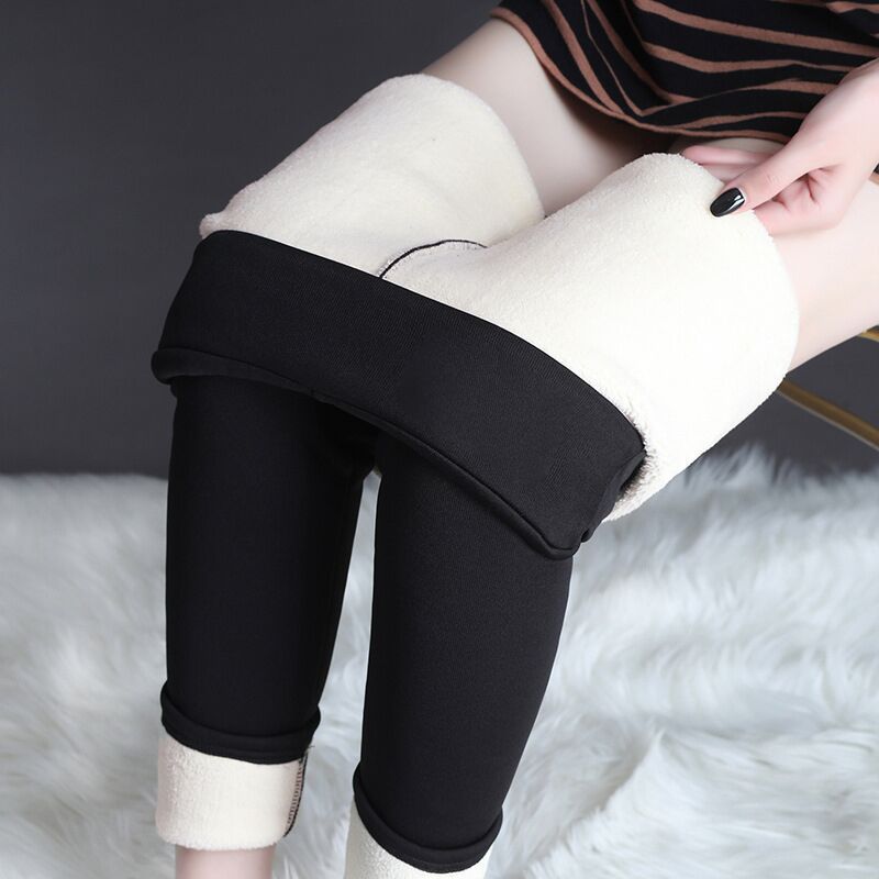 Women's Thick Cashmere Winter Fitness Pants - Flashfy