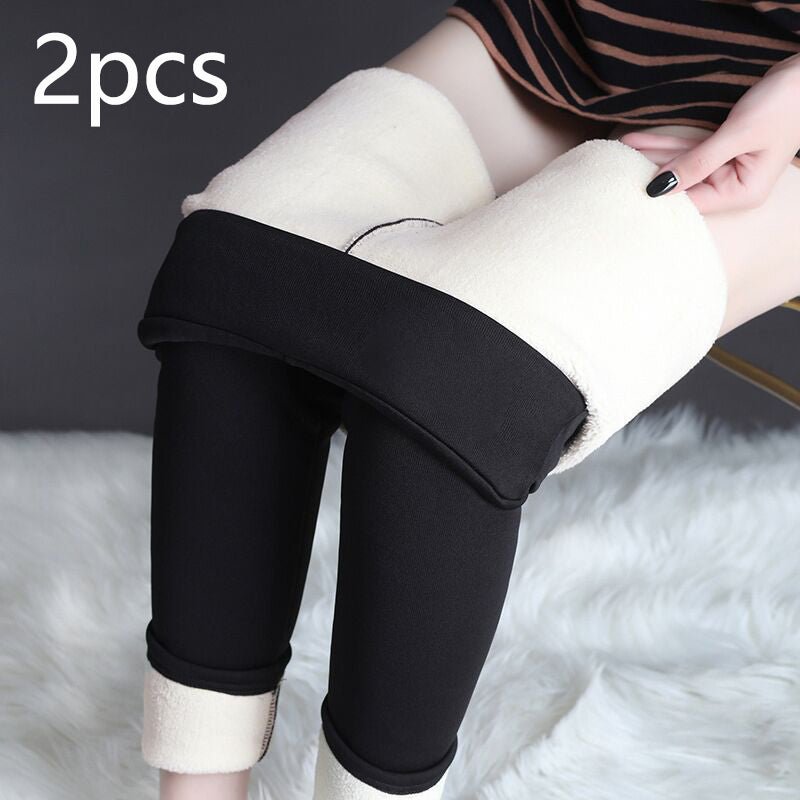 Women's Thick Cashmere Winter Fitness Pants - Flashfy