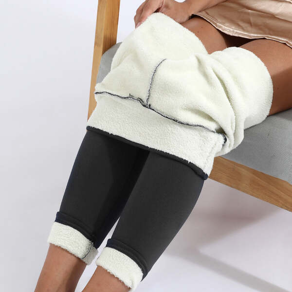 Women's Thick Cashmere Winter Fitness Pants - Flashfy