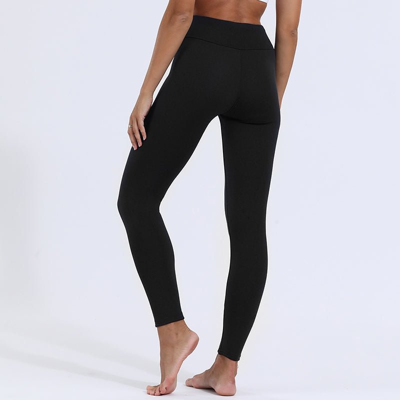 Women's Thick Cashmere Winter Fitness Pants - Flashfy