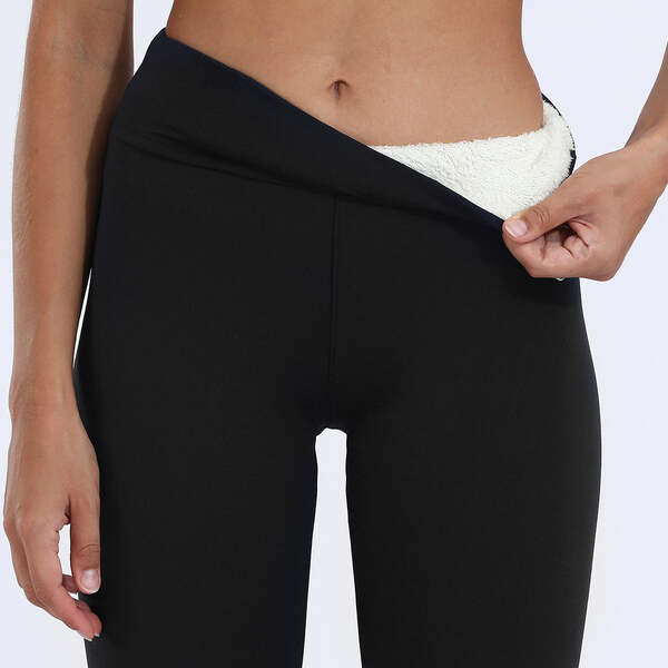 Women's Thick Cashmere Winter Fitness Pants - Flashfy