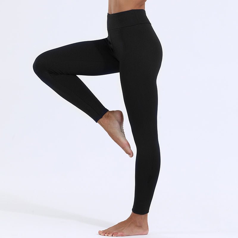 Women's Thick Cashmere Winter Fitness Pants - Flashfy