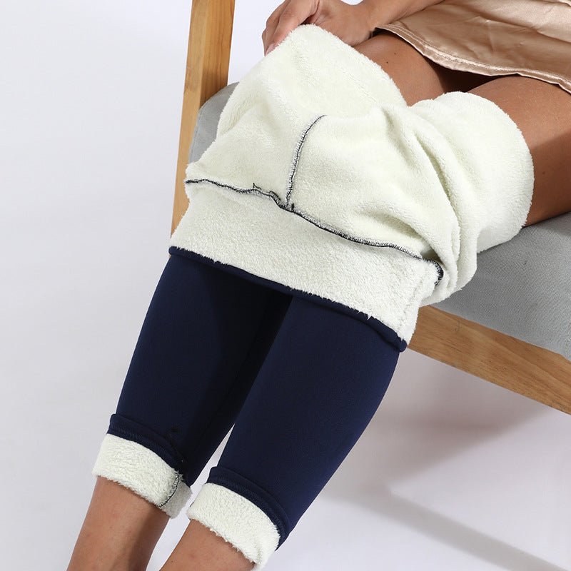 Women's Thick Cashmere Winter Fitness Pants - Flashfy