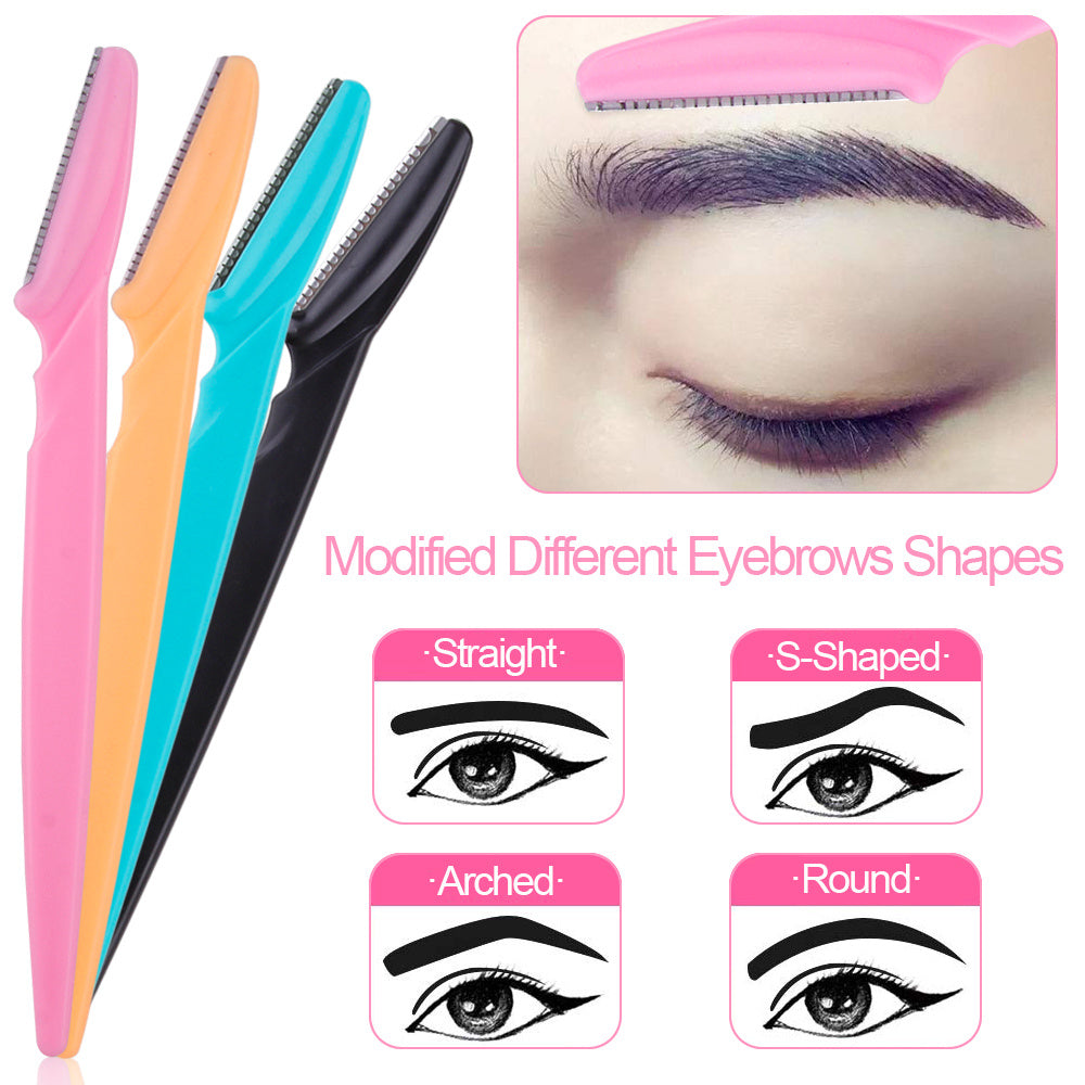 Professional Eyebrow Trimmer Set – 20/40/80pcs Facial Hair Shaper Razor for Women | Safe, Portable & Precise Grooming Tool – Flashfy exclusive