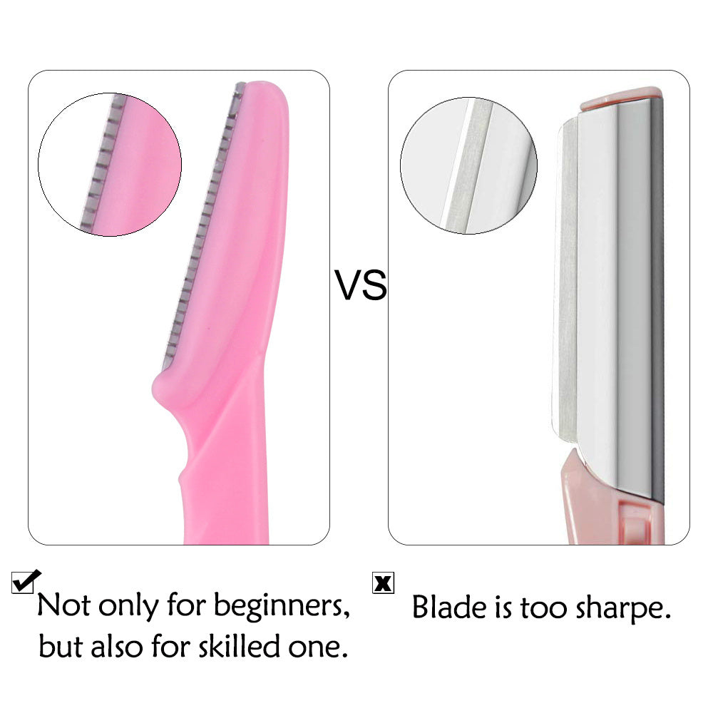 Professional Eyebrow Trimmer Set – 20/40/80pcs Facial Hair Shaper Razor for Women | Safe, Portable & Precise Grooming Tool – available at Flashfy